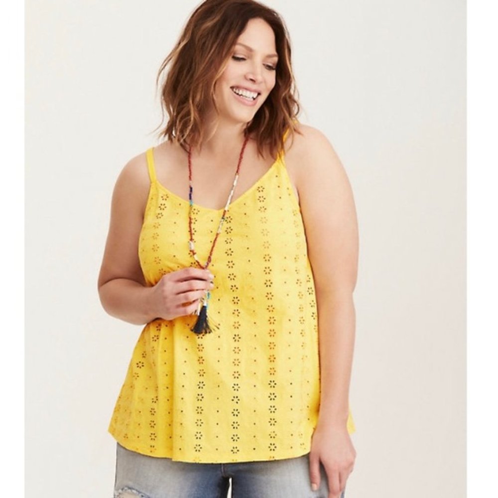 Torrid Eyelet Swing Cami